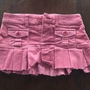 Forever21 Pink Corduroy Mini Skirt size small